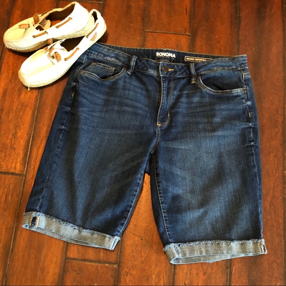 Sonoma skinny bermuda shorts